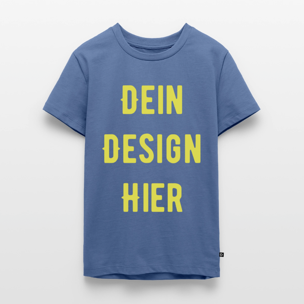 Teenager Premium Bio T-Shirt - Taubenblau