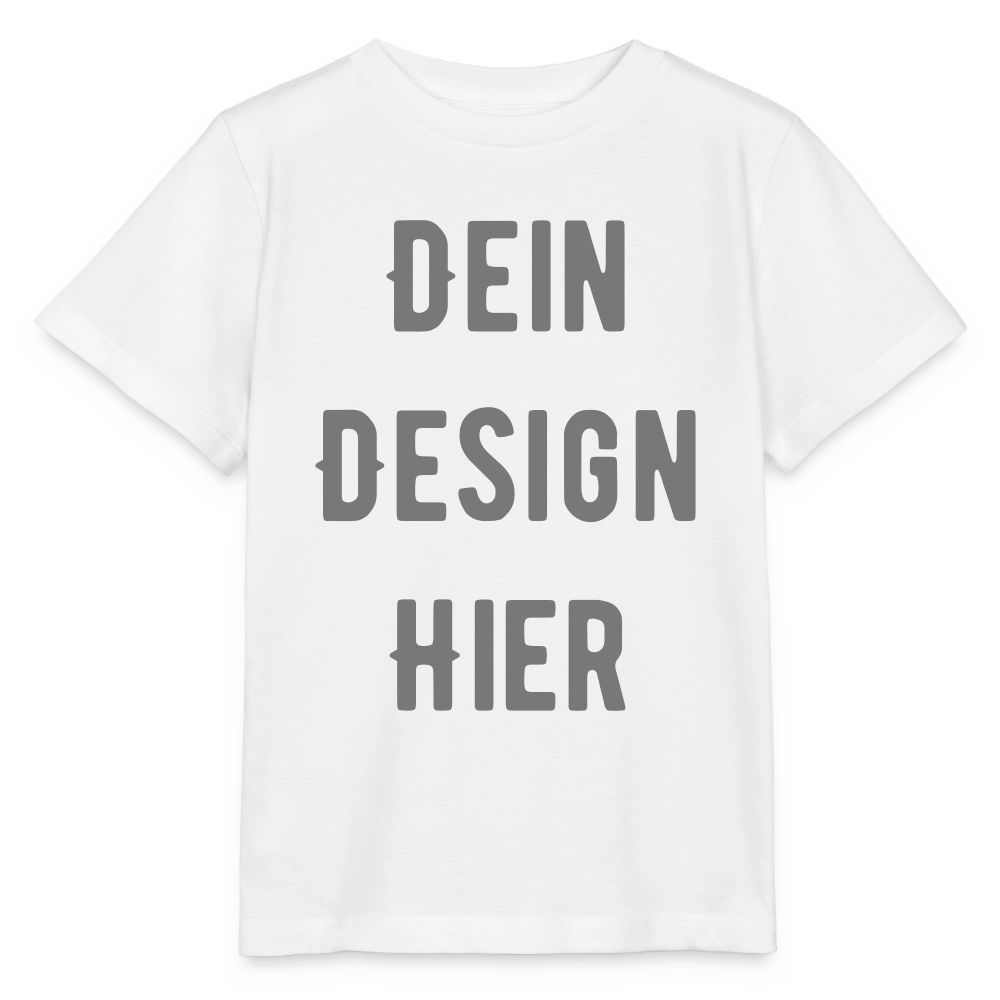 Bio Kinder T-Shirt MINI CREATOR - Weiß