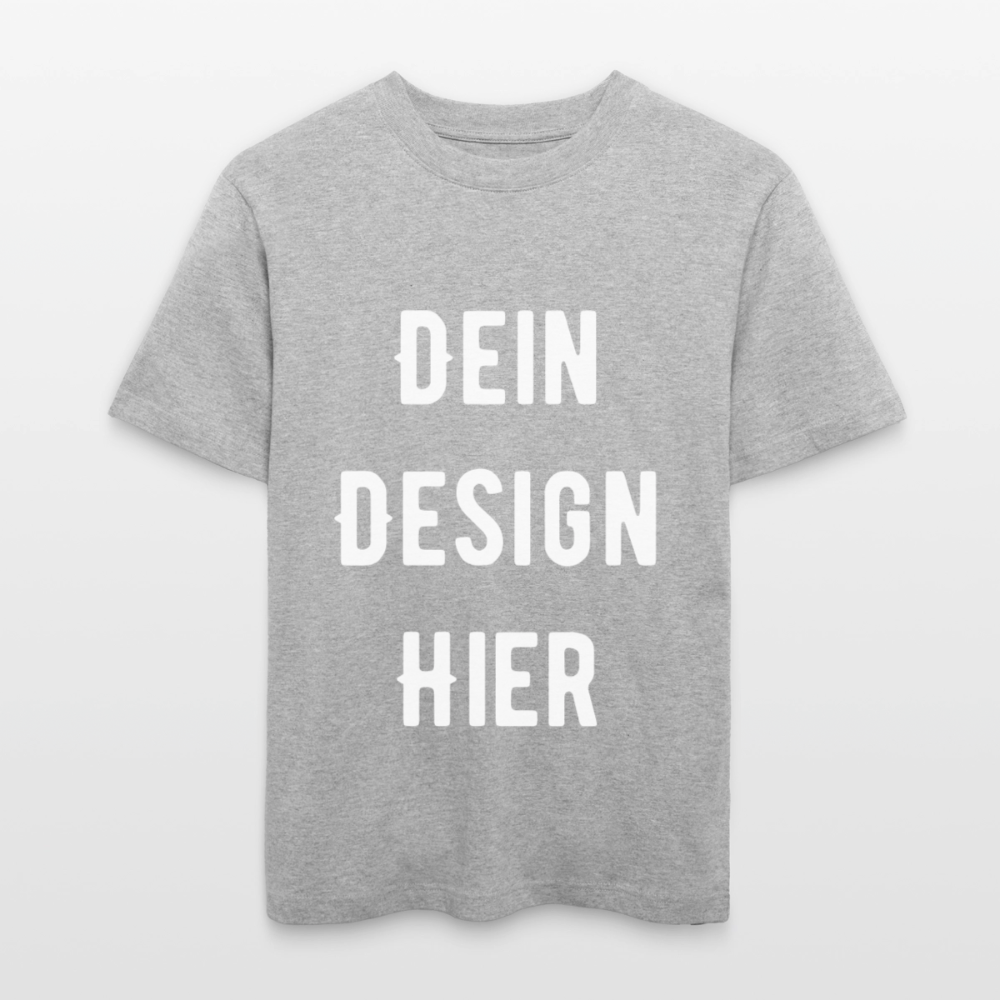 RELAXED FIT Unisex Organic T-Shirt - Grau meliert