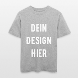 RELAXED FIT Unisex Organic T-Shirt - Grau meliert