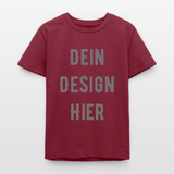Bio Teenager T-Shirt - Burgunderrot