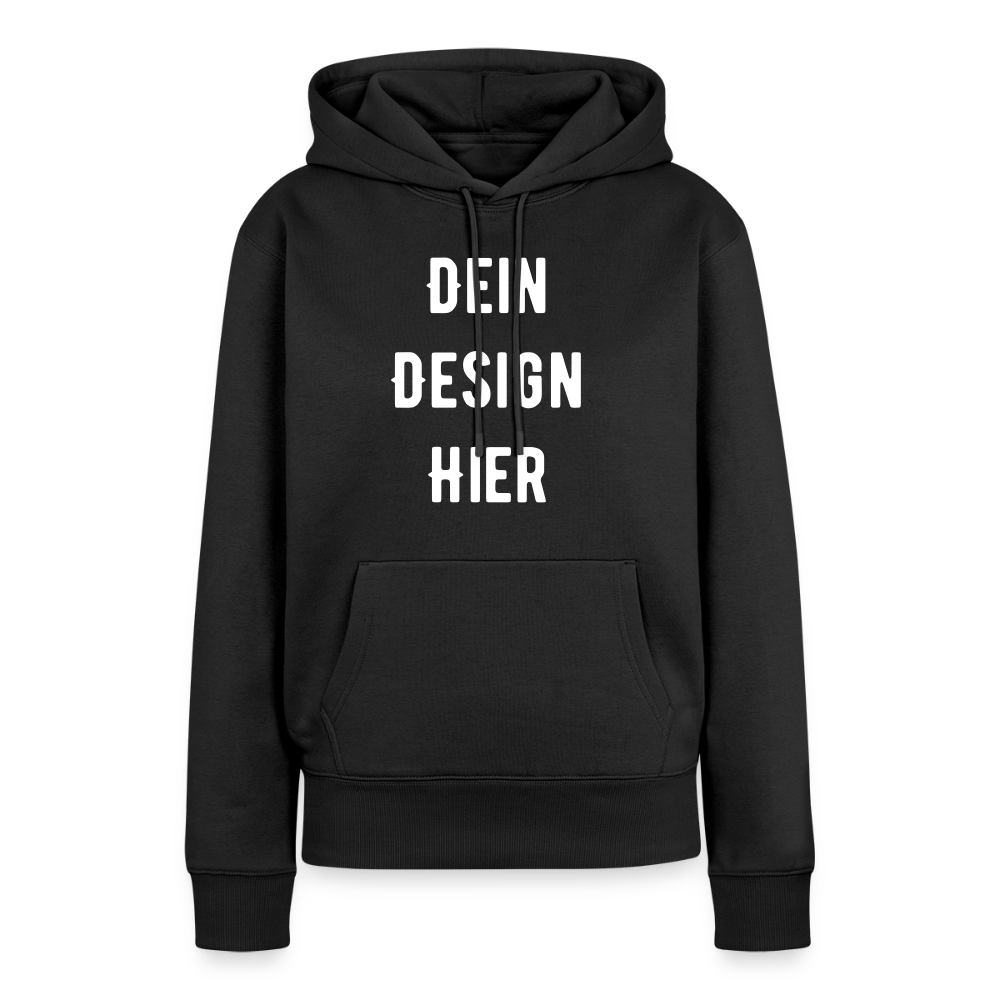 Frauen Premium Hoodie - Schwarz