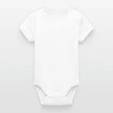 Baby Bio Kurzarm-Body - Weiß