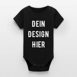 Baby Bio Kurzarm-Body - Schwarz