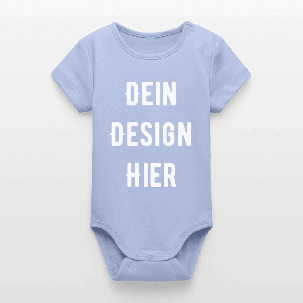 Baby Bio Kurzarm-Body - Sky