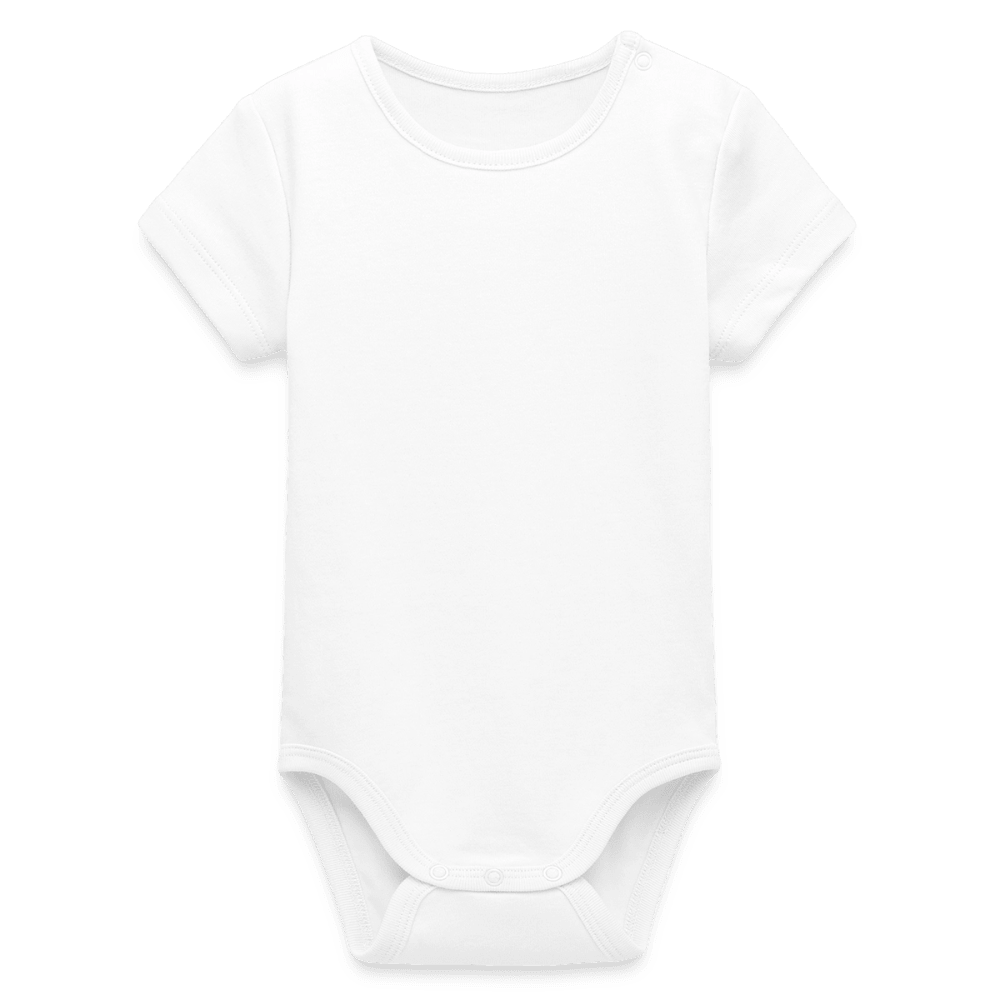 Baby Bio Kurzarm-Body - Weiß