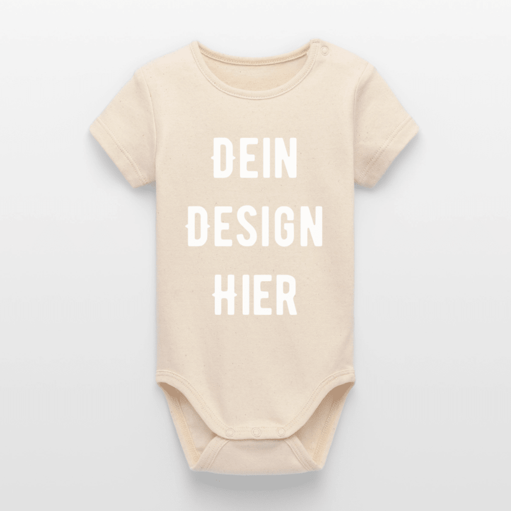 Baby Bio Kurzarm-Body - Natur