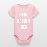 Baby Bio Kurzarm-Body - Hellrosa