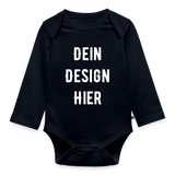 Baby Bio-Langarm-Body - Navy