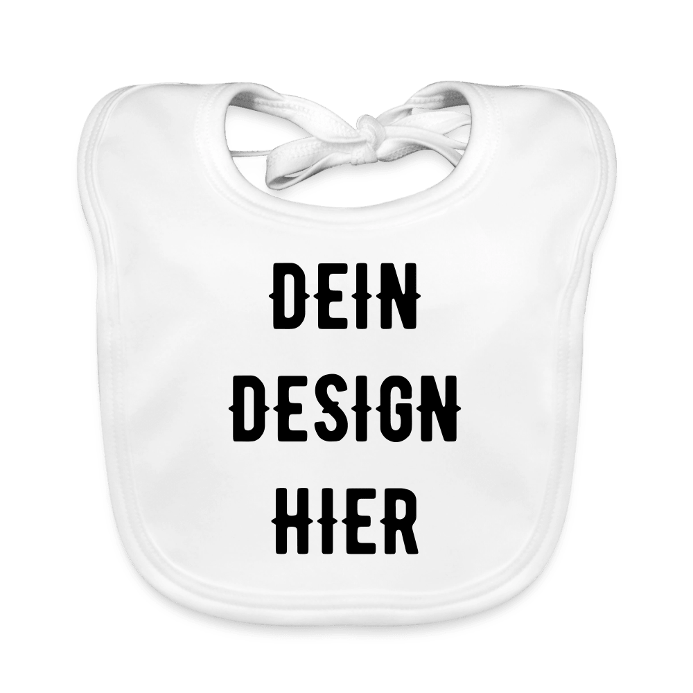 Baby Bio-Lätzchen - Weiß