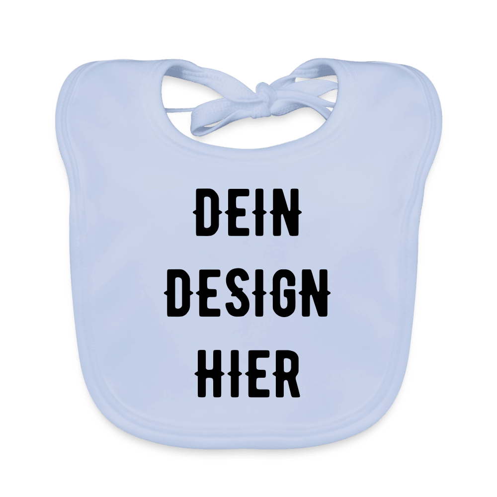 Baby Bio-Lätzchen - sky Blue