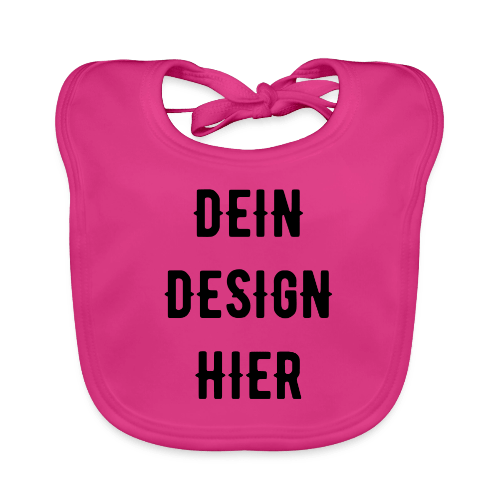 Baby Bio-Lätzchen - Fuchsia