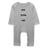 Baby Bio Strampler - Grau meliert