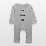 Baby Bio Strampler - Grau meliert