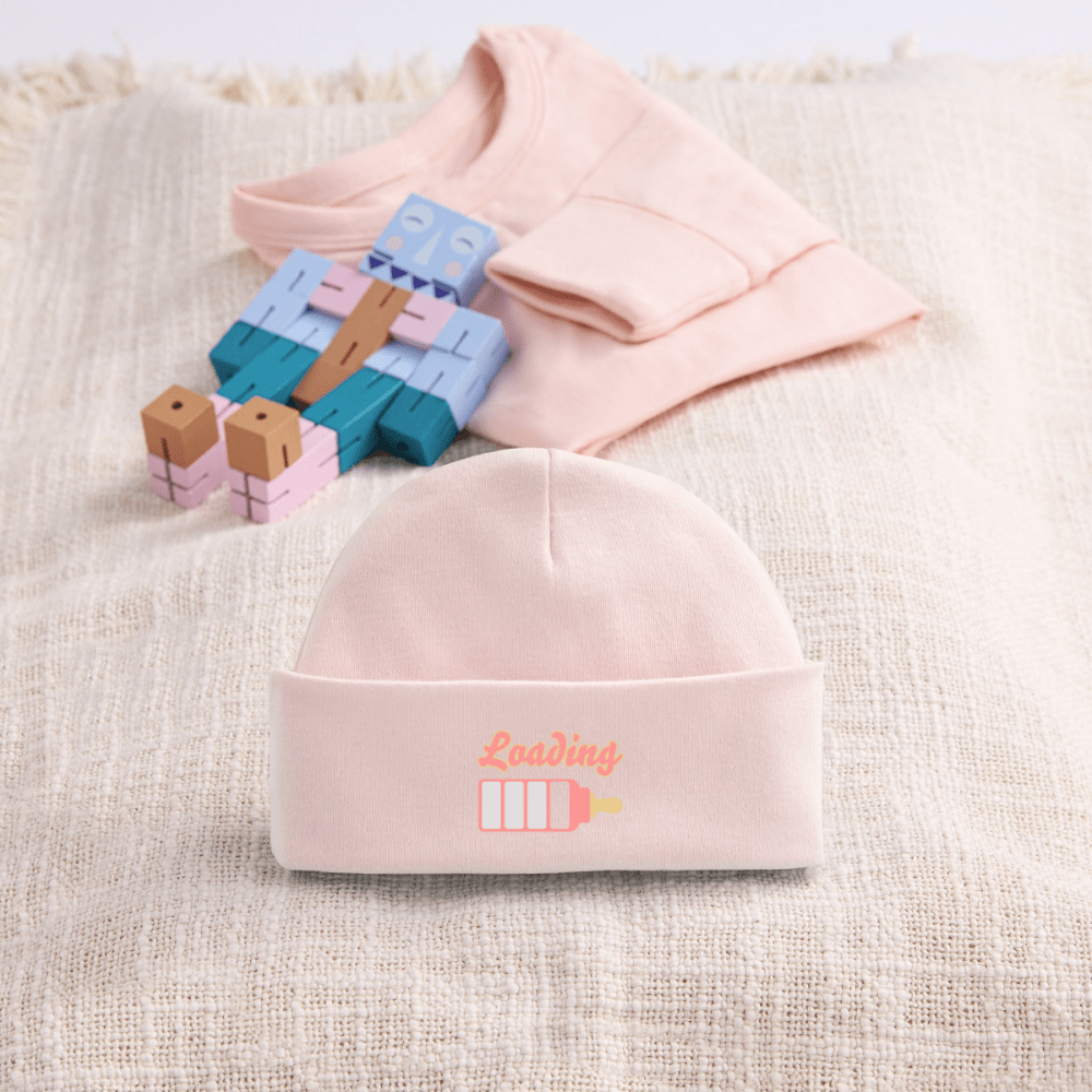 Baby Organic Mütze - Hellrosa