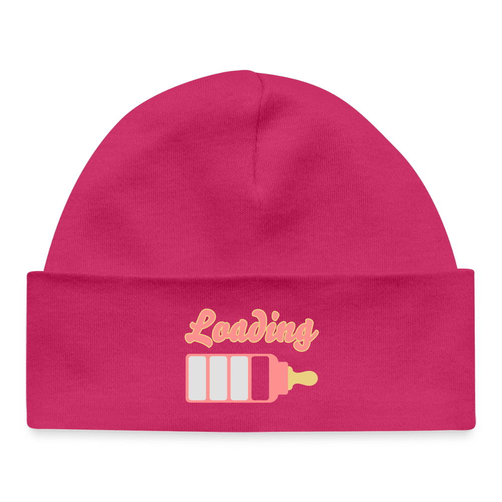 Baby Organic Mütze - hot Pink