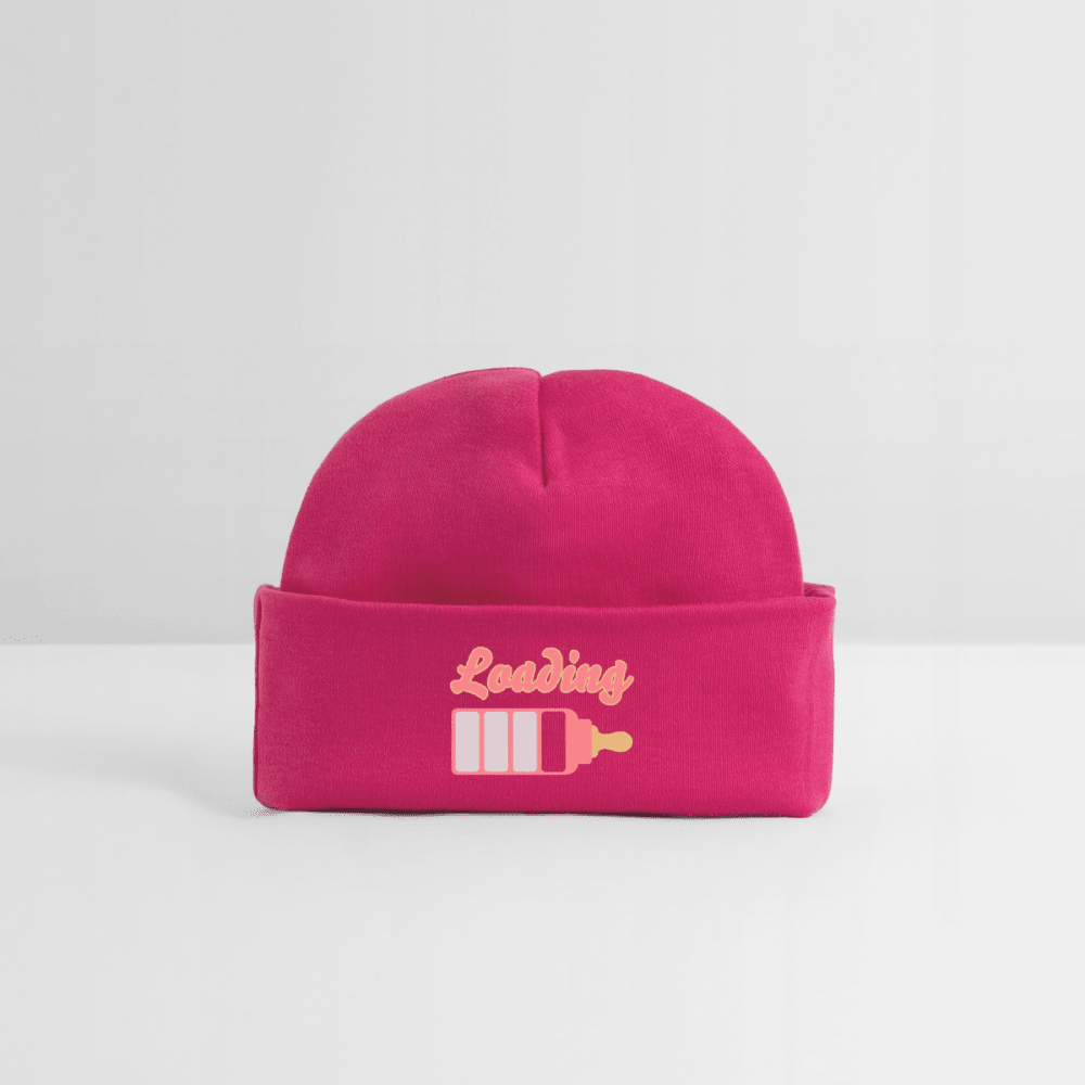 Baby Organic Mütze - hot Pink