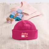 Baby Organic Mütze - hot Pink