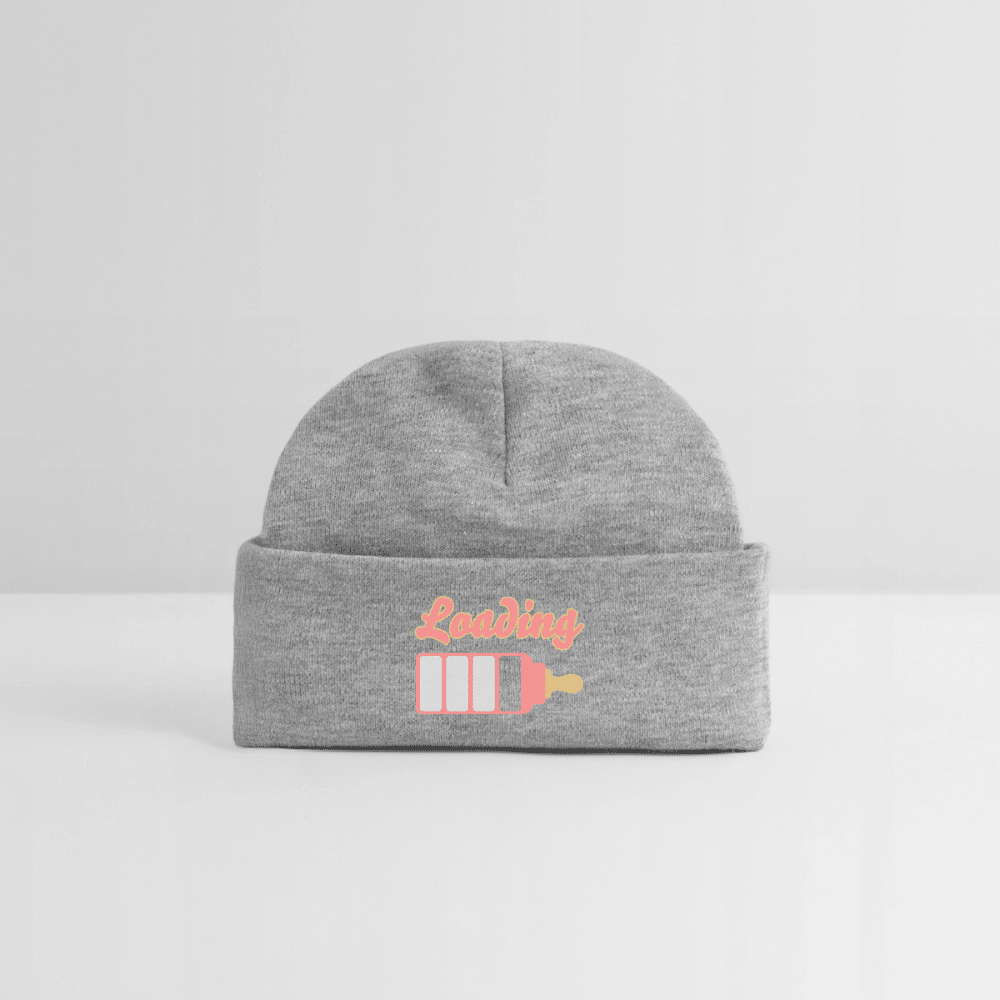 Baby Organic Mütze - Grau meliert