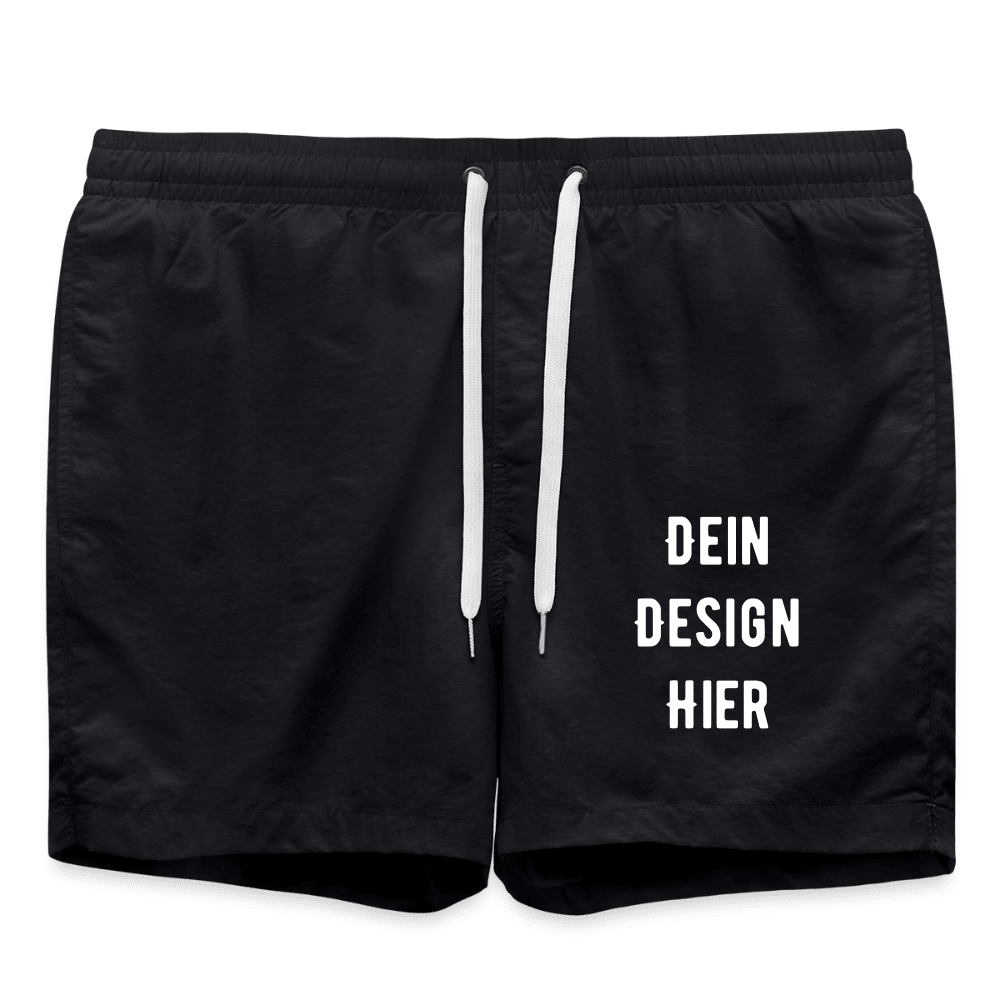 Badeshorts - Schwarz