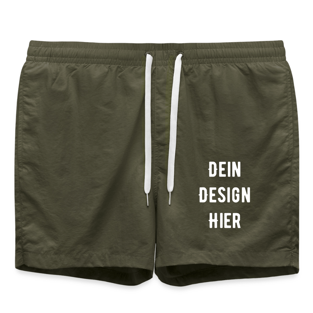 Badeshorts - Olive
