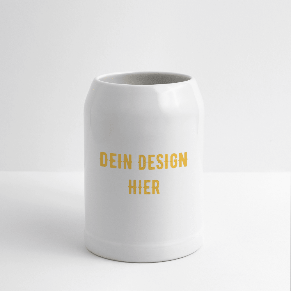 Bierkrug - Weiß
