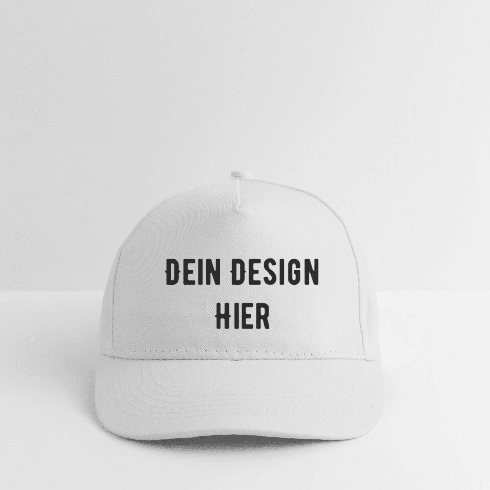 Bio-Baseballkappe - Weiß