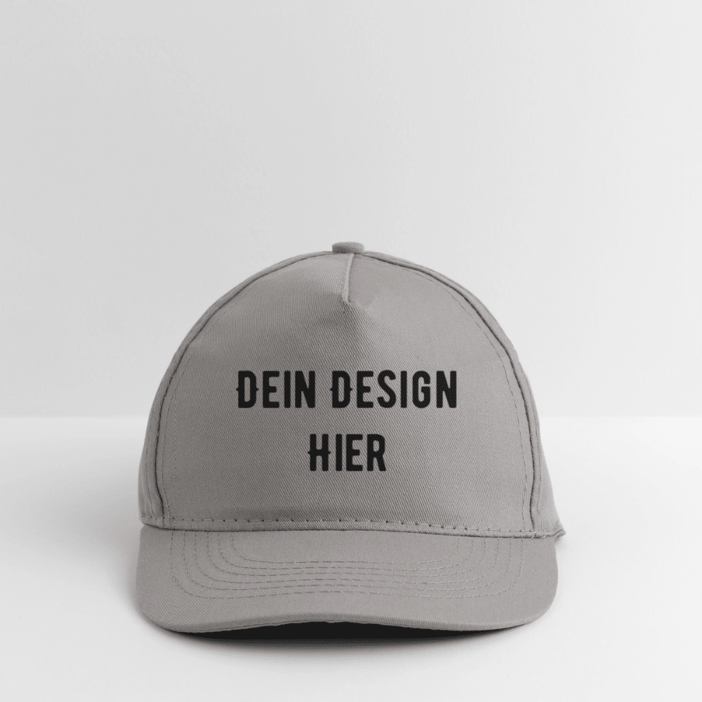 Bio-Baseballkappe - Hellgrau