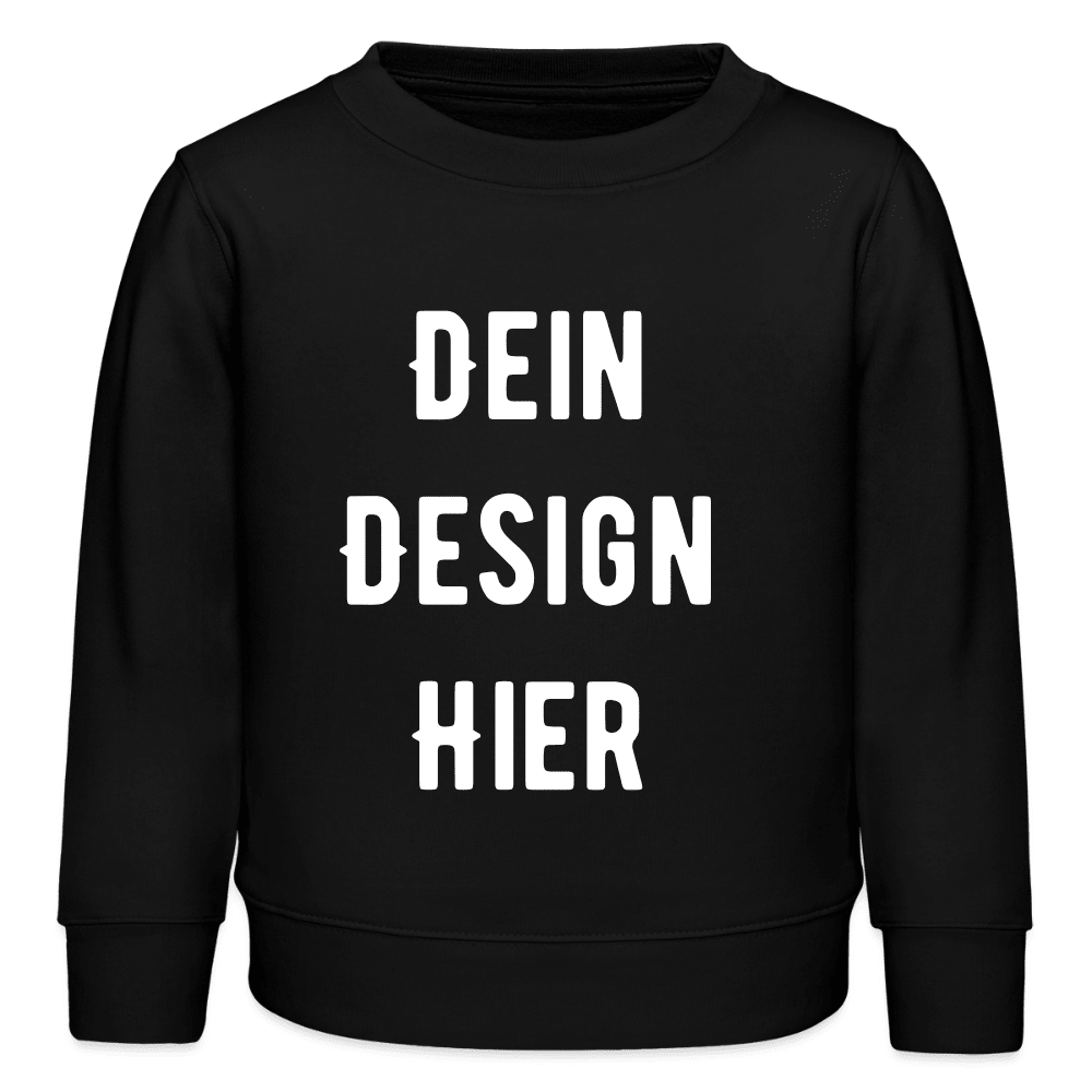 Bio Kinder Sweatshirt Mini Changer - Schwarz