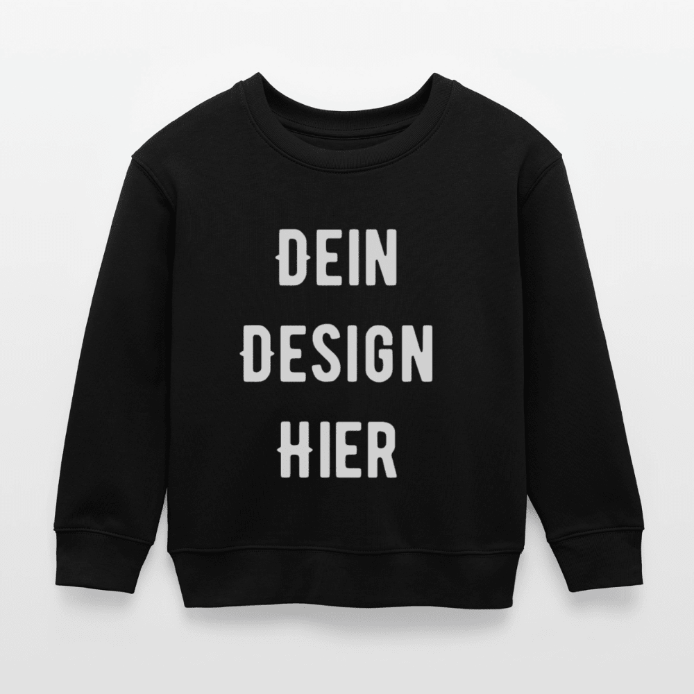 Bio Kinder Sweatshirt Mini Changer - Schwarz
