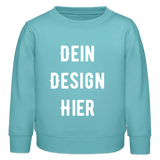 Bio Kinder Sweatshirt Mini Changer - Pastelltürkis