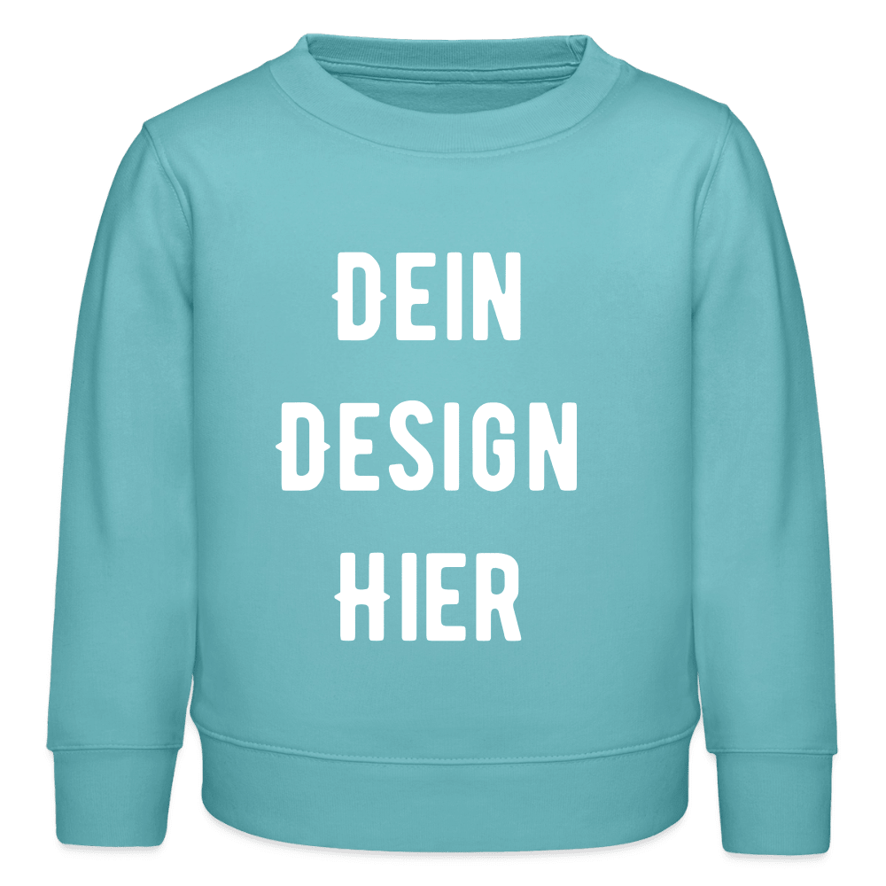 Bio Kinder Sweatshirt Mini Changer - Pastelltürkis
