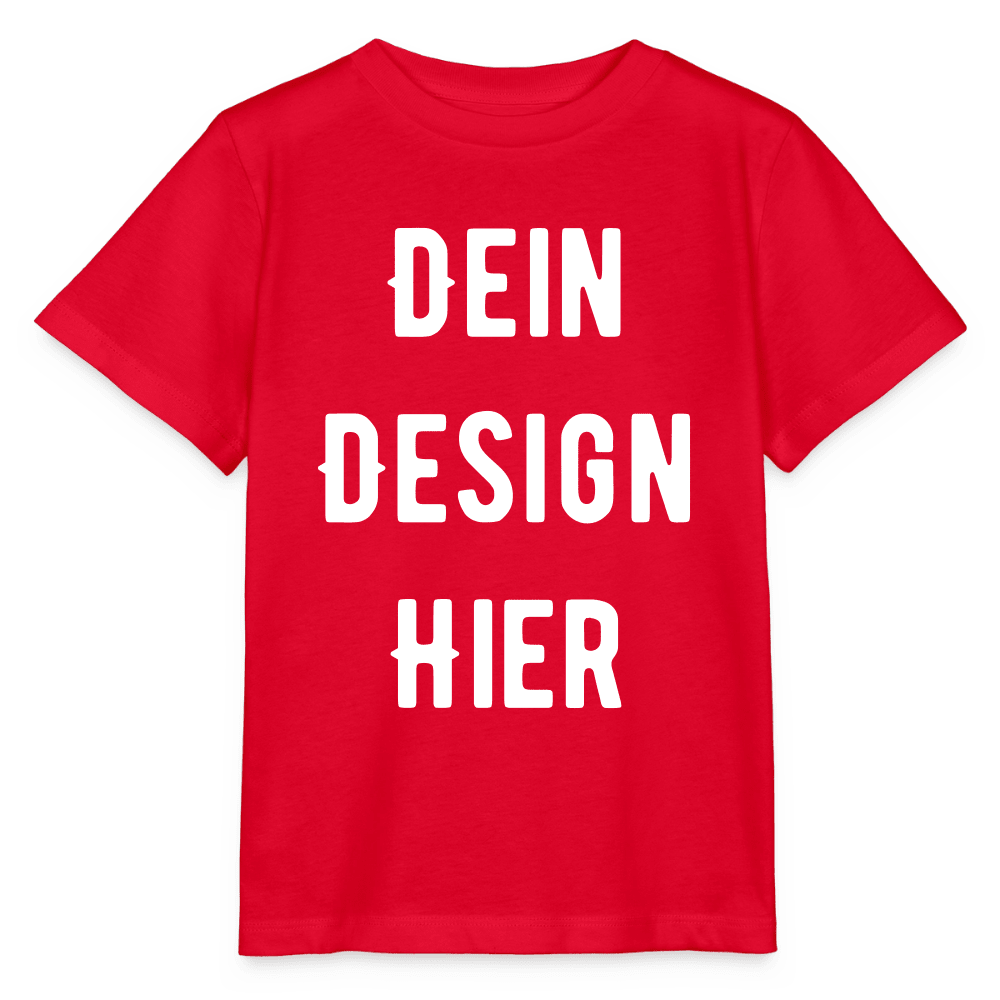 Bio Kinder T-Shirt MINI CREATOR - Rot