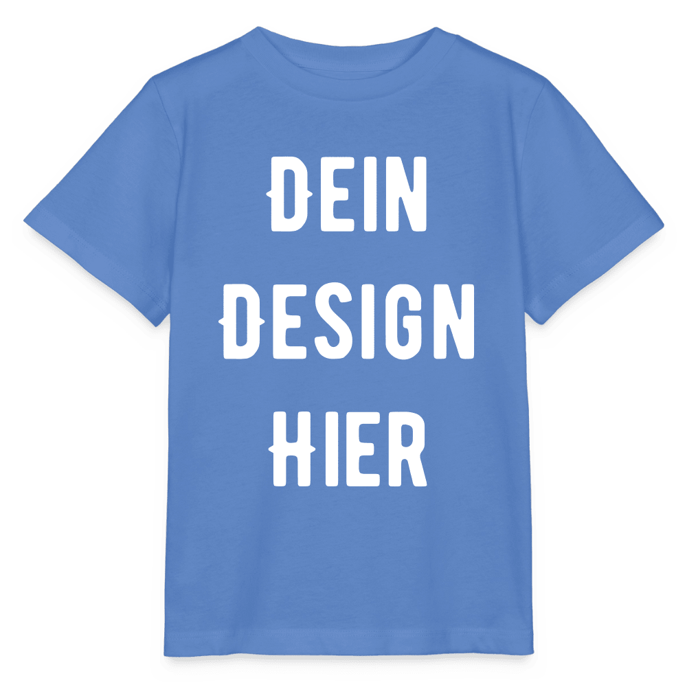 Bio Kinder T-Shirt MINI CREATOR - Blau