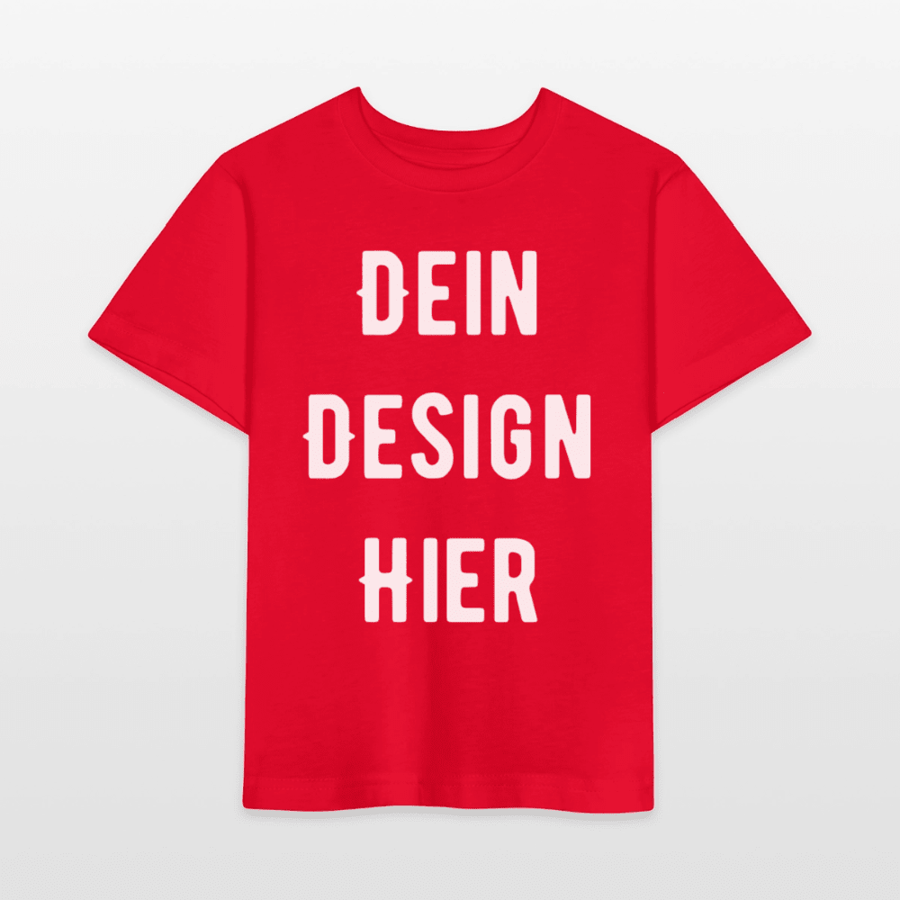 Bio Kinder T-Shirt MINI CREATOR - Rot