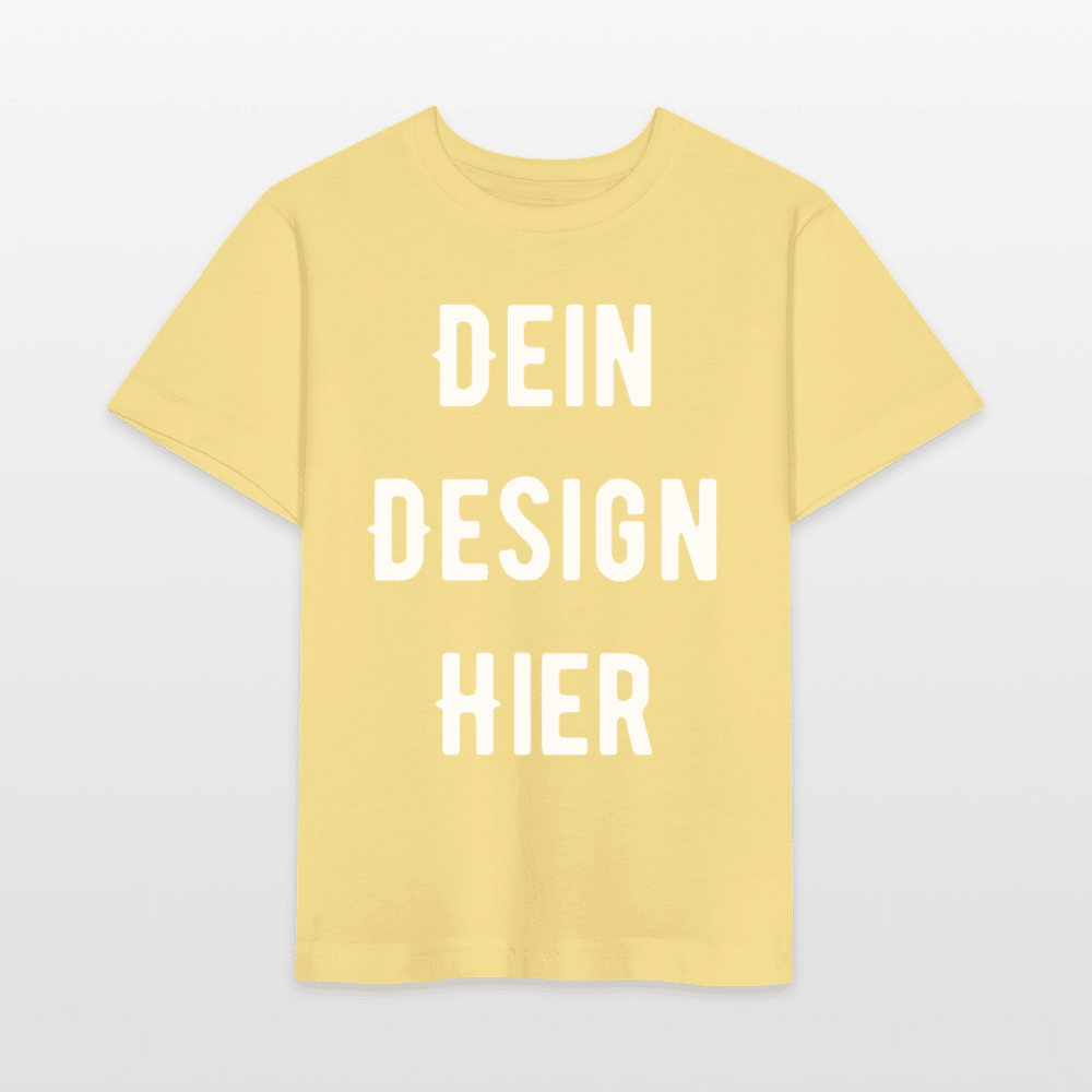 Bio Kinder T-Shirt MINI CREATOR - Gelb Viva 