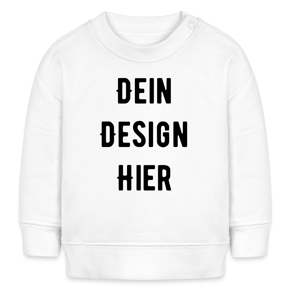 Bio-Sweatshirt BABY CHANGER - Weiß