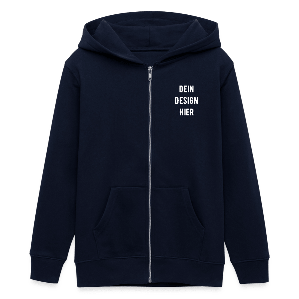 Bio Teenager Kapuzenjacke - Navy