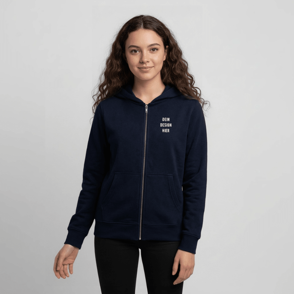 Bio Teenager Kapuzenjacke - Navy