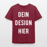 Bio Teenager T-Shirt MINI CREATOR - Burgunderrot