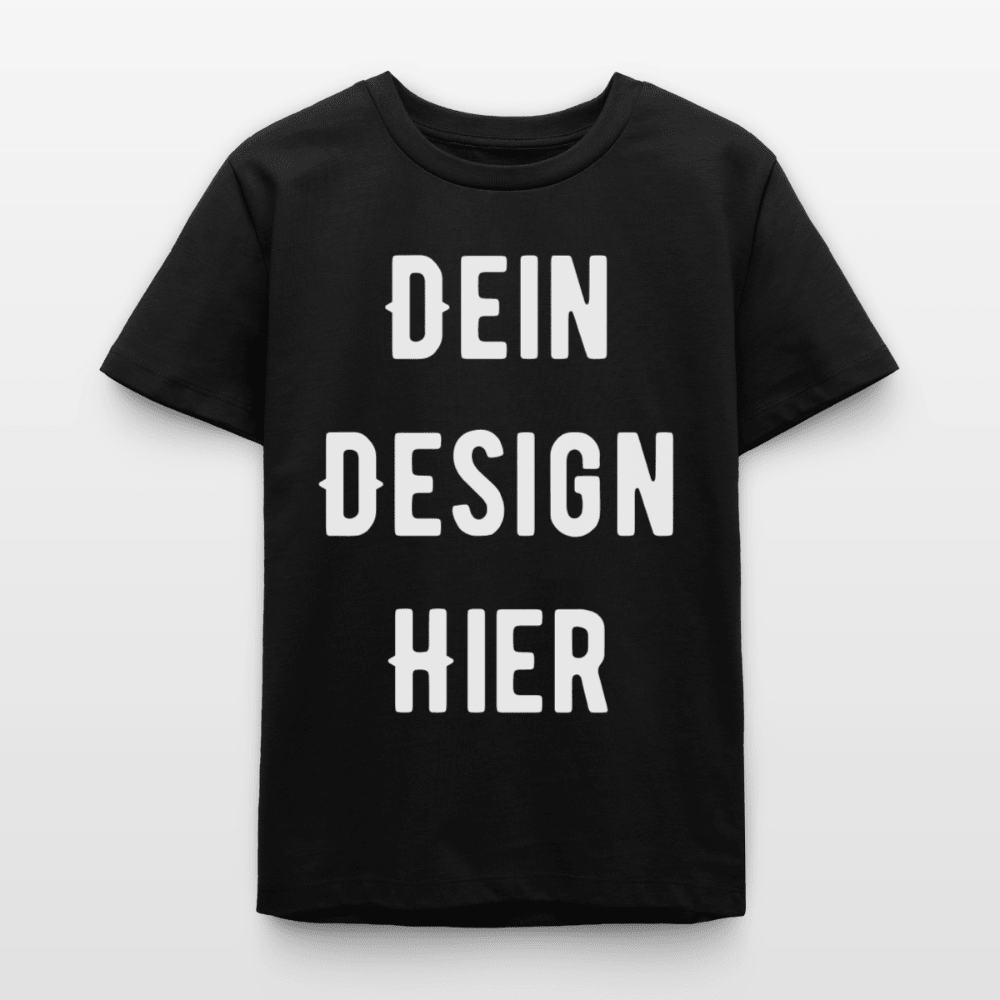 Bio Teenager T-Shirt MINI CREATOR - Schwarz