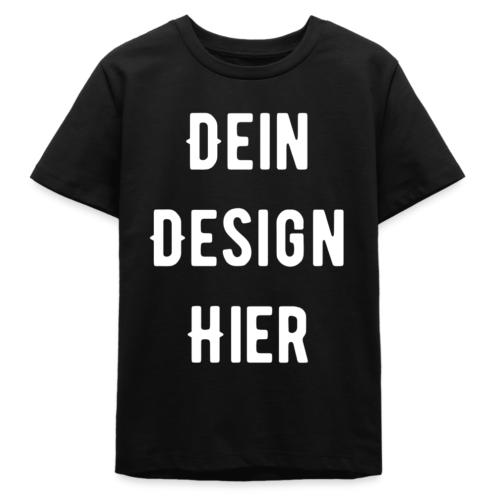 Bio Teenager T-Shirt MINI CREATOR - Schwarz