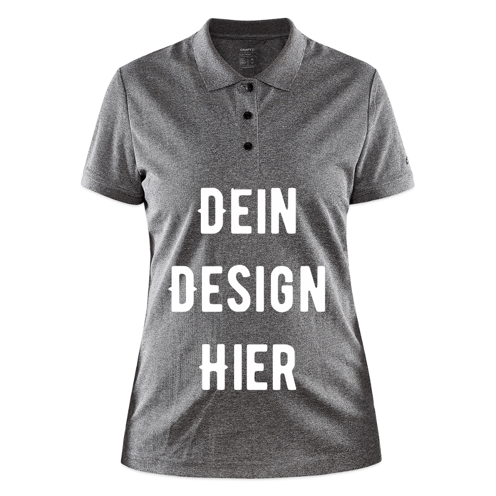 CRAFT Core Unify Frauen Polo - Dunkelgrau meliert