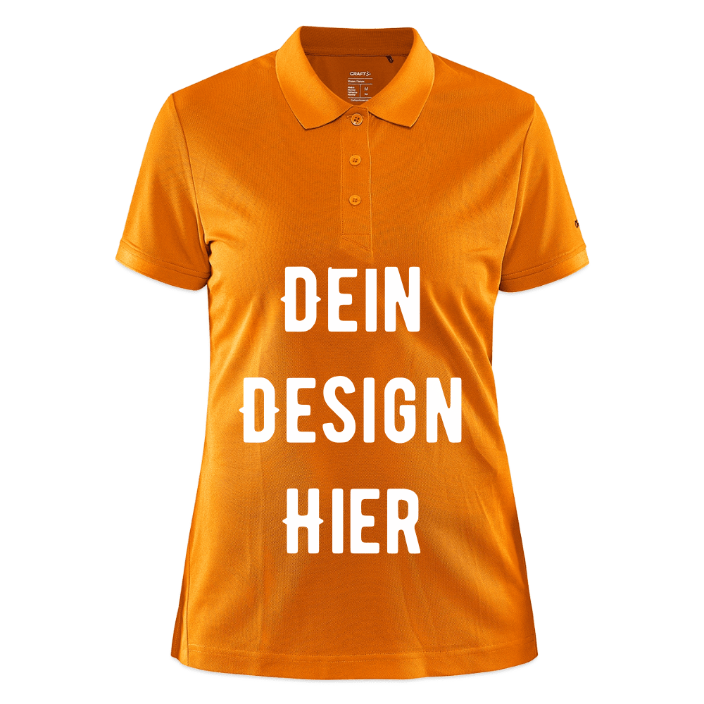 CRAFT Core Unify Frauen Polo - Hellorange meliert