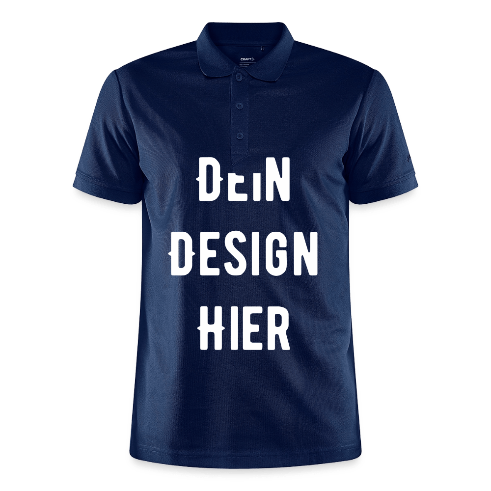 CRAFT Core Unify Polo - Navy meliert