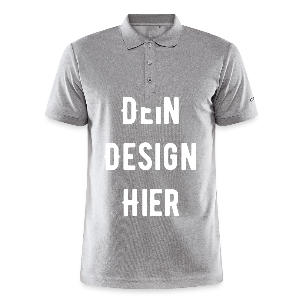 CRAFT Core Unify Polo - Grau meliert