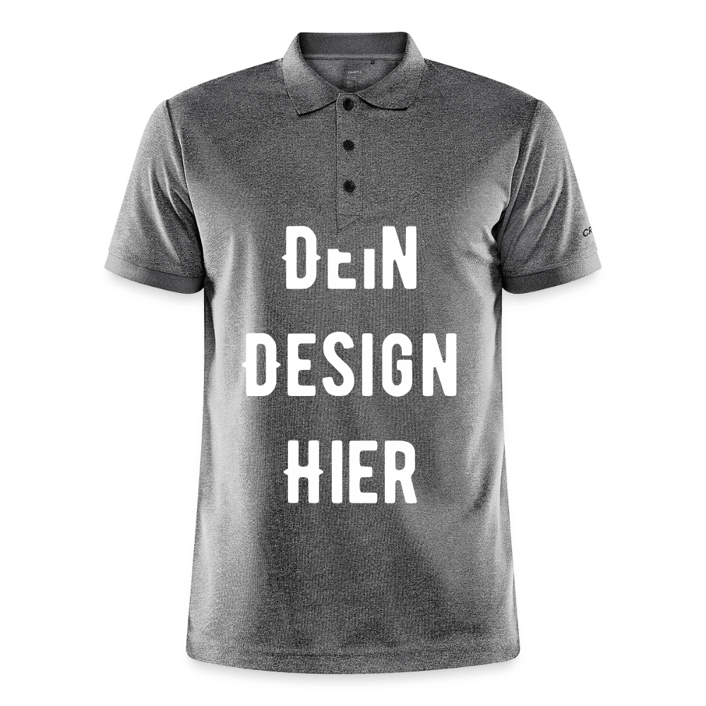 CRAFT Core Unify Polo - Dunkelgrau meliert