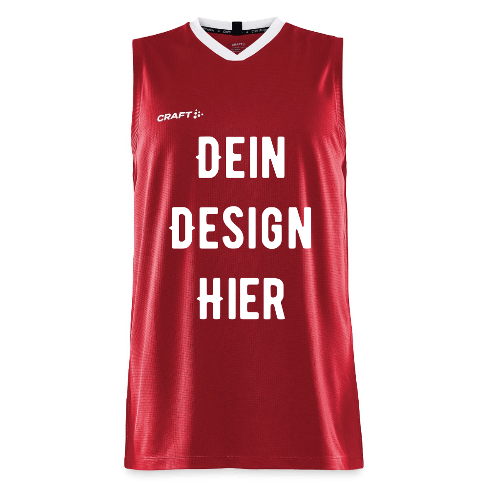 CRAFT Progress Männer Basketballtrikot - Dunkelrot
