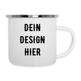 Emaille-Tasse - Weiß