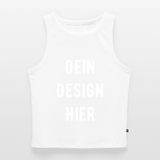 Frauen Cropped Tank Top - Weiß